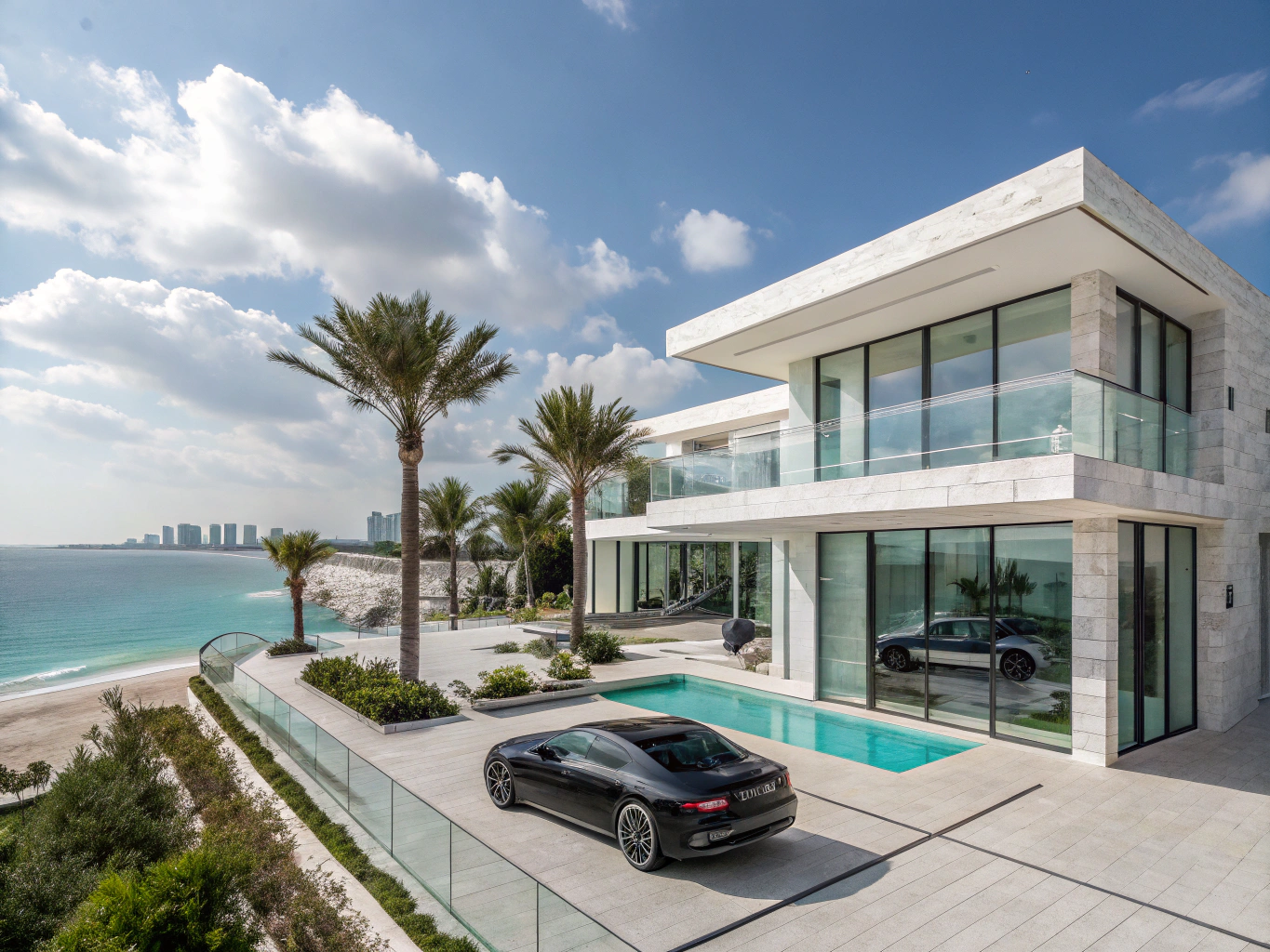 Contemporary waterfront villa at Palm Jumeirah